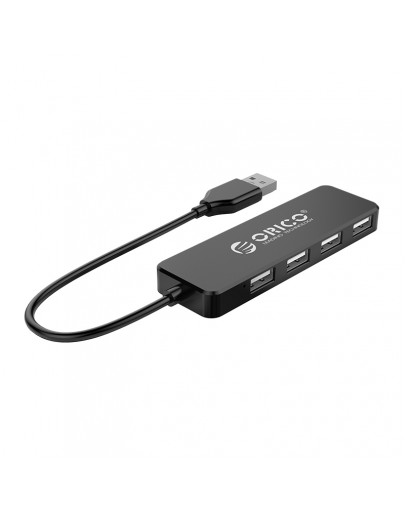Orico хъб USB2.0 HUB 4 port Black - FL01-BK