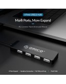 Orico хъб USB2.0 HUB 4 port Black - FL01-BK