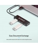 Orico хъб USB2.0 HUB 4 port Black - FL01-BK
