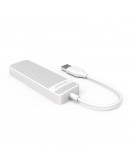 Orico хъб USB2.0 HUB 4 port White - FL02-WH