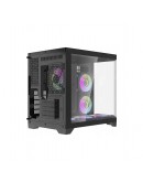 Aigo кутия Case mATX - FT418 Black - 6 x 120 mm A-RGB fans included