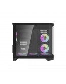 Aigo кутия Case mATX - FT418 Black - 6 x 120 mm A-RGB fans included