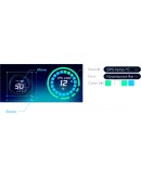 Lian Li водно охлаждане HydroShift II OLED Curved 360 UNI FAN P28 - Black