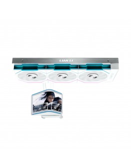 Lian Li водно охлаждане Water Cooling HydroShift II OLED Curved 360 TL - White