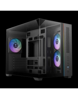 Gamdias кутия Case mATX - ATLAS M3M - A-RGB, USB-C