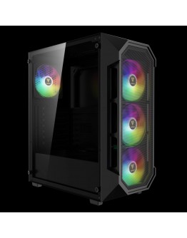 Gamdias кутия Case ATX - AURA GC1 Elite - Mesh, RGB, Tempered Glass