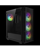 Gamdias кутия Case ATX - AURA GC2 Elite - Mesh, RGB, Tempered Glass
