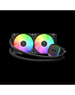 Gamdias водно охлаждане Water Cooling 240mm - AURA GL240 v2 - aRGB