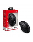 Genius безжина безшумна мишка Mouse Wireless Silent - Ergo 8200S Black - Silent, 2.4GHz