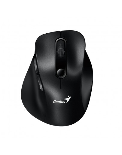 Genius безжина безшумна мишка Wireless Silent Mouse Ergo 9000S - Silent, Bluetooth, 2.4G, Black
