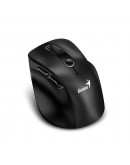 Genius безжина безшумна мишка Wireless Silent Mouse Ergo 9000S - Silent, Bluetooth, 2.4G, Black