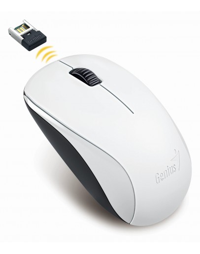 Genius безжична мишка Wireless Mouse - NX-7000 White - 2.4GHz