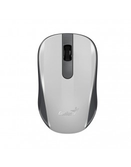 Genius безжина безшумна мишка Wireless Silent Mouse - NX-8008S White+Gray - Silent, 2.4GHz