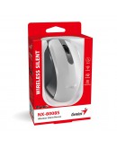 Genius безжина безшумна мишка Wireless Silent Mouse - NX-8008S White+Gray - Silent, 2.4GHz