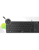 Genius клавиатура Slim Keyboard SlimStar 126 Black - Copilot, Low profile Chocolate