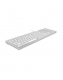 Genius клавиатура Slim Keyboard SlimStar 126 White - Copilot, Low profile Chocolate