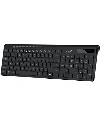 Genius клавиатура кирилизирана безжична Wireless Slim Keyboard SlimStar 7230 Black - AI, BG, 2.4Ghz