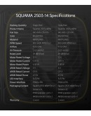 Geometric Future вентилатор Squama 2503B-14, 140mm, ARGB, Black