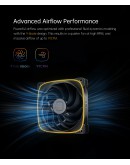 Geometric Future Комплект вентилатори Fan Pack 3-in-1 140 mm - Squama 2503B-14 Black
