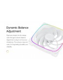 Geometric Future Комплект вентилатори Fan Pack 3-in-1 140 mm, Reversed - Squama 2503RB-14 Black