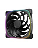Geometric Future Комплект вентилатори Fan Pack 3-in-1 140 mm, Reversed - Squama 2503RB-14 Black