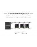 Geometric Future Комплект вентилатори Fan Pack 3-in-1 140 mm, Reversed - Squama 2503RW-14 White