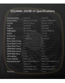 Geometric Future Комплект вентилатори Fan Pack 3-in-1 140 mm, Reversed - Squama 2503RW-14 White
