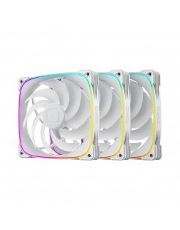 Geometric Future Комплект вентилатори Fan Pack 3-in-1 140 mm - Squama 2503W-14 White