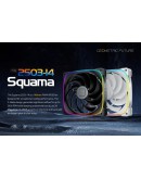 Geometric Future Комплект вентилатори Fan Pack 3-in-1 140 mm - Squama 2503W-14 White
