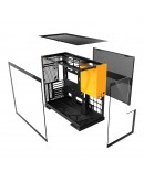 Geometric Future кутия Case EATX - Model 5 Black/Yellow - 5 x 140 mm aRGB fans included
