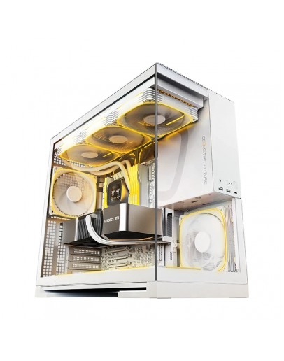Geometric Future кутия Case EATX - Model 5 White - 5 x 140 mm aRGB fans included