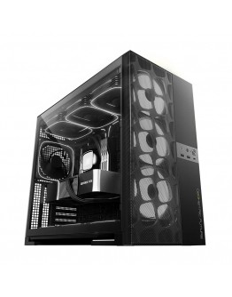 Geometric Future кутия Case EATX - Model 5 Vent Black - 5 x 140 mm aRGB fans included