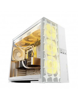 Geometric Future кутия Case EATX - Model 5 Vent White - 5 x 140 mm aRGB fans included