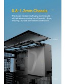 Geometric Future кутия Case EATX - Model 5 Vent White - 5 x 140 mm aRGB fans included