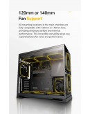 Geometric Future кутия Case EATX - Model 5 Vent White - 5 x 140 mm aRGB fans included