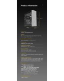 Geometric Future кутия Case EATX - Model 5 Vent White - 5 x 140 mm aRGB fans included
