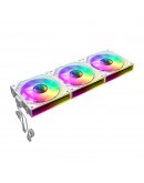 Gamemax Комплект вентилатори Fan Pack 3-in-1 3x120mm - FN12A-S3I White, Daisy-Chain, Addressable RGB
