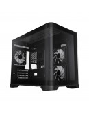 Gamemax кутия Case mATX - HYPE-M Black - 3 x 120 mm Addressable RGB fans