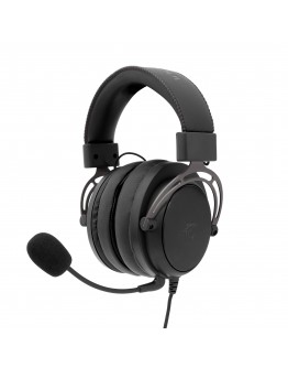 White Shark геймърски слушалки Gaming Headphones GORILLA BLACK/GREY - 53mm, Stereo 2.0
