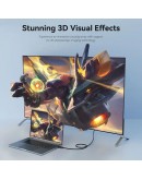 Vention Кабел Cable - Display Port v1.2 DP M / M Black 4K 1M - HAKBF