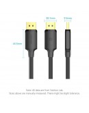 Vention Кабел Cable - Display Port v1.2 DP M / M Black 4K 2.0M - HAKBH