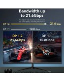 Vention Кабел Cable - Display Port v1.2 DP M / M Black 4K 3.0M - HAKBI