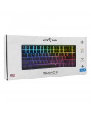 White Shark геймърска механична клавиатура Gaming Mechanical Keyboard HAMACHI - YUSYA 5P Blue Switches (English US), Black