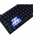 White Shark геймърска механична клавиатура Gaming Mechanical Keyboard HAMACHI - YUSYA 5P Blue Switches (English US), Black