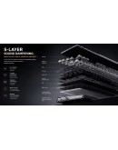 Aula геймърска механична клавиатура Wireless Gaming Mechanical Keyboard HERO 75 HE - Stormrise Magnetic Switch [Linear] (English US), Black