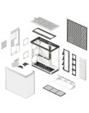 HAVN кутия Case E-ATX - HS 420 VGPU Edition White - PCIe Gen 5 riser included