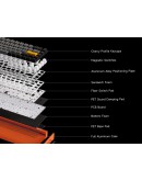 MCHOSE геймърска механична клавиатура Gaming Mechanical Keyboard Ace 68 Turbo - 16K, Mount Tai Magnetic Switch GT [Tactile] (English US), Black