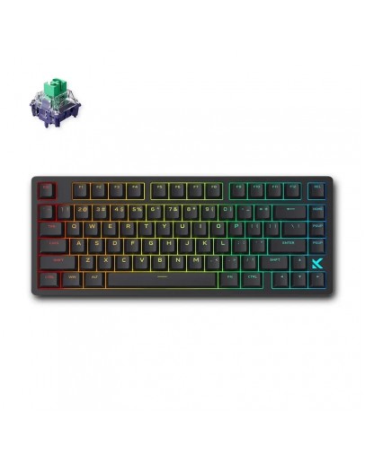 MCHOSE геймърска механична клавиатура Gaming Mechanical Keyboard Jet75 - 8K, Kailh Magnetic God Switch [Linear] (English US), Black