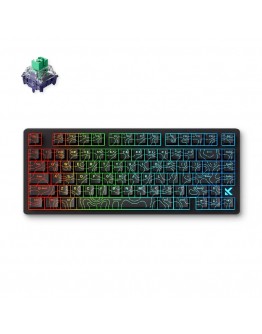 MCHOSE геймърска механична клавиатура Gaming Mechanical Keyboard Jet75 Topographic - 8K, Kailh Magnetic God Switch [Linear] (English US), Black