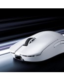 MCHOSE професионална геймърска мишка L7 Pro White - Wireless Gaming Mouse - Dual 8K, Kailh Optical